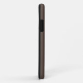 Gegen eine stilvolle braune Mauer Case-Mate iPhone Hülle (Hinten/Rechts)