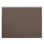 Gegen eine stilvolle braune Mauer Kalender (Titelbild)