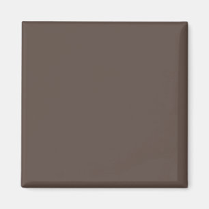Gegen eine stilvolle braune Mauer Magnet