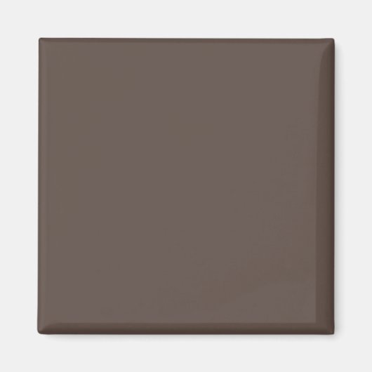 Gegen eine stilvolle braune Mauer Magnet (Vorne)