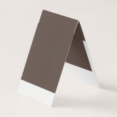 Gegen eine stilvolle braune Mauer Visitenkarten (Vorderseite)