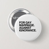 GEGEN IGNORANZ BUTTON (Vorne & Hinten)