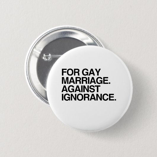 GEGEN IGNORANZ BUTTON (Vorne & Hinten)