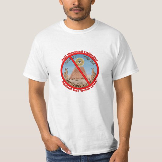 gegen illuminati T-Shirt (Vorderseite)