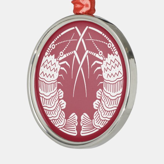 Gegen Langusten Ornament Aus Metall (Links)