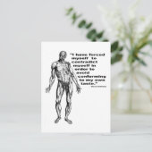 Gegen mich selbst postkarte (Stehend Vorderseite)