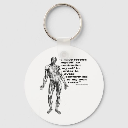 Gegen mich selbst schlüsselanhänger (Vorderseite)