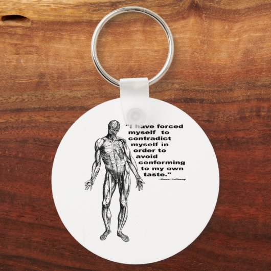 Gegen mich selbst schlüsselanhänger (Vorderseite)