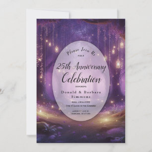 Gegen Mitternacht bezauberndes Jubiläum der Gewalt Einladung