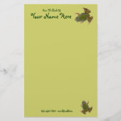 Gegen Nah-Up-Aufklatschfoto von grünen Fröschen Briefpapier (Vorderseite)