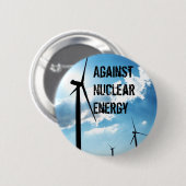 Gegen nukleare Energie Button (Vorne & Hinten)