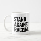 Gegen Rassismus stehen Kaffeetasse (Links)