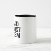 Gegen Rassismus stehen Tasse (Zentrum)