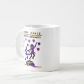 Gegen Tanz-Freude Kaffeetasse (Vorderseite Links)