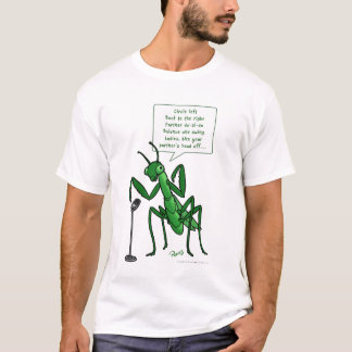 Gegen Tanzbetender Mantis-Anrufer T-Shirt