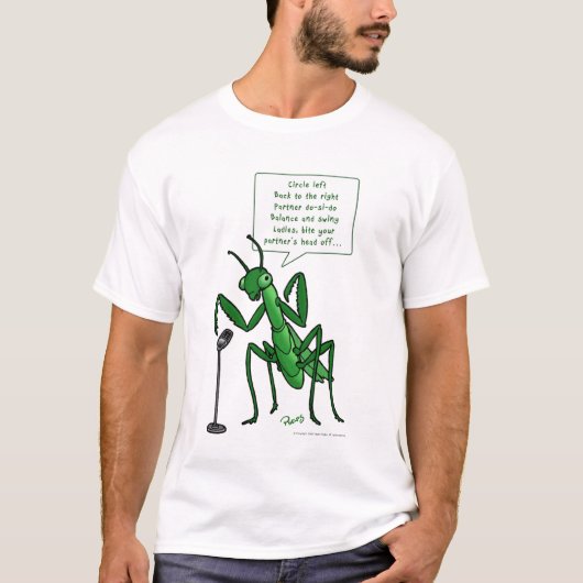 Gegen Tanzbetender Mantis-Anrufer T-Shirt (Vorderseite)