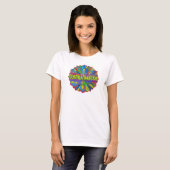 Gegen Tänzer-Mandala T-Shirt (Vorne ganz)