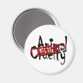 Gegen Tierquälerei Magnet (Vorderseite/Rückseite)