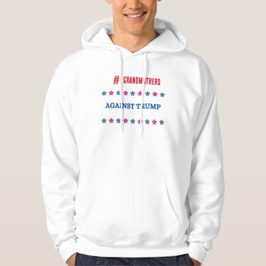 Gegen Trump bei den Wahlen 2024 Personalisiert Hoodie (Vorderseite)