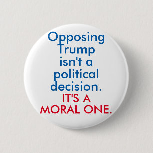 Gegen Trump Button