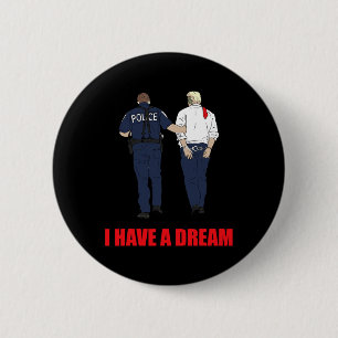 Gegen Trump habe ich einen Traumpolizisten Trump P Button
