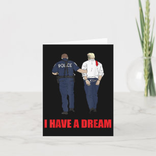 Gegen Trump habe ich einen Traumpolizisten Trump P Karte
