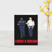 Gegen Trump habe ich einen Traumpolizisten Trump P Karte (Gelbe Blume)