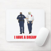 Gegen Trump habe ich einen Traumpolizisten Trump P Mousepad (Mit Mouse)