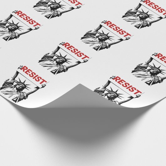 Gegen Trump ist Floral Transgender LGBTQ-Anti-Trum Geschenkpapier (Ecke)