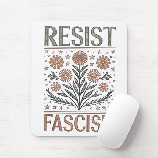 Gegen Trump ist Floral Transgender LGBTQ-Anti-Trum Mousepad (Mit Mouse)