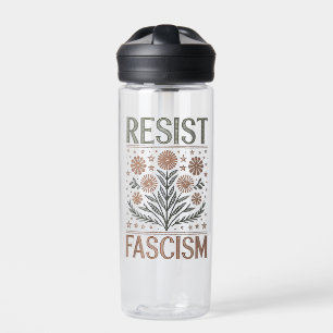 Gegen Trump ist Floral Transgender LGBTQ-Anti-Trum Trinkflasche