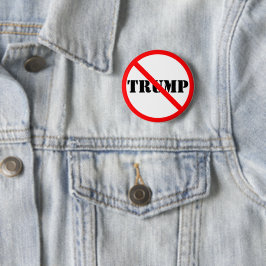 Gegen Trump Kein Donald Trump tritt in Biden ein Button