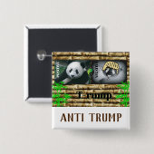 gegen Trump/Panda, Button (Vorne & Hinten)