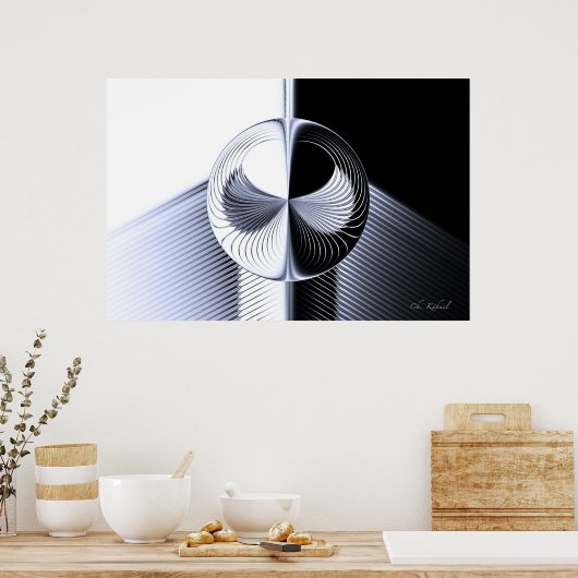 gegenläufig poster (Küche)