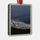 Gegenmaßnahme Sprinklerabwasch Silbernes Ornament (Rechts)