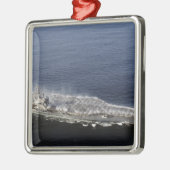 Gegenmaßnahme Sprinklerabwasch Silbernes Ornament (Links)