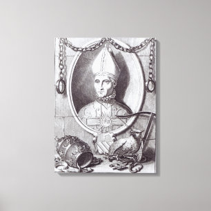 Gegenpapst John XXIII, 1713 Leinwanddruck