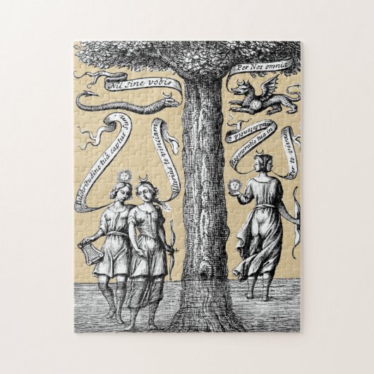 Gegensätze, vereint durch Zusammenschaltung in der Puzzle (Vertikal)