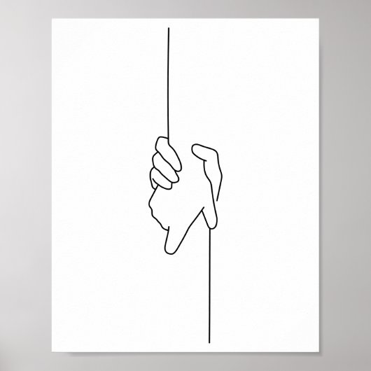 gegenseitige Illustration Poster (Vorne)