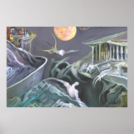 Gegenseitige Landschaft ' Fulkontrast ' Poster