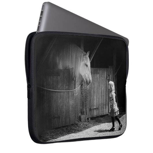 Gegenseitige Neugier Laptopschutzhülle (Vorne Rechts)