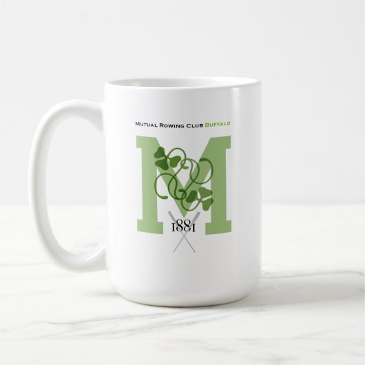 Gegenseitige Rudersport-Verein-Büffel-Tasse Kaffeetasse (Links)