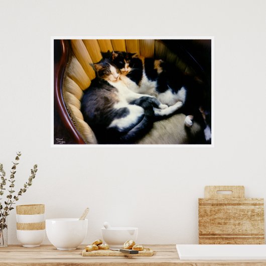 Gegenseitige Unterstützung Poster (Küche)