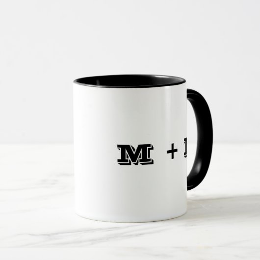 Gegenseitige Weirdness-für immer Tasse (VorderseiteRechts)