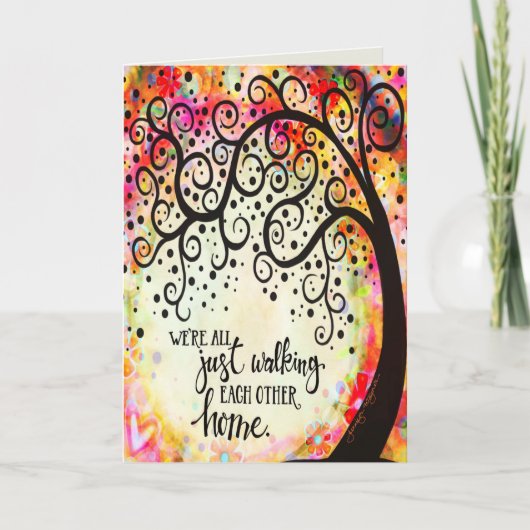 gegenseitige Zuhause Karte (Vorderseite)