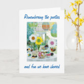 GEGENSEITIGER GEBURTSTAG FÜR MEINE BESTE FREUNDIN KARTE (Gelbe Blume)