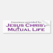 Gegenseitiger Leben-Autoaufkleber Jesuss Christus Autoaufkleber (Vorne)