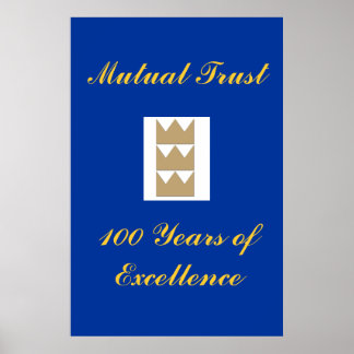 gegenseitiges Vertrauen Poster