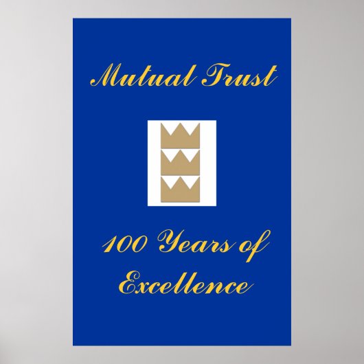 gegenseitiges Vertrauen Poster (Vorne)