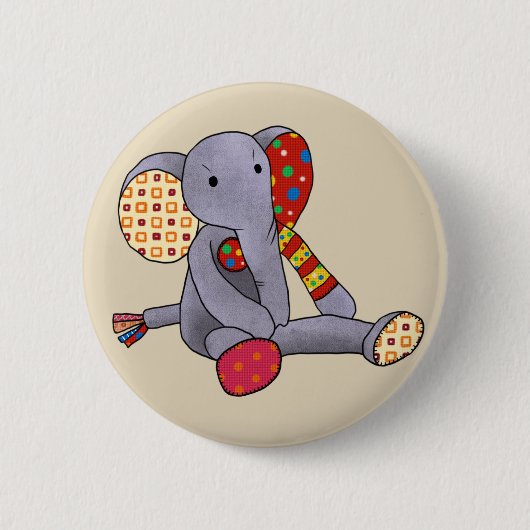 Gegenspieler Elefant Button (Vorderseite)